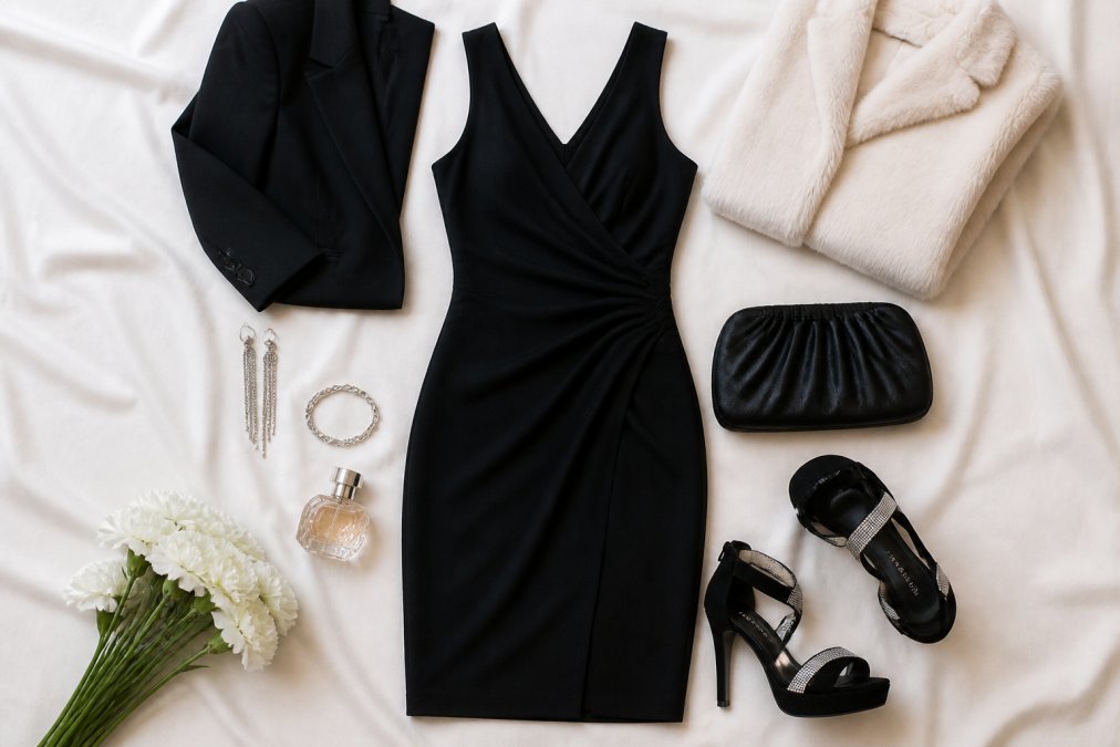 5 Ways to Style a Black Cocktail Dress