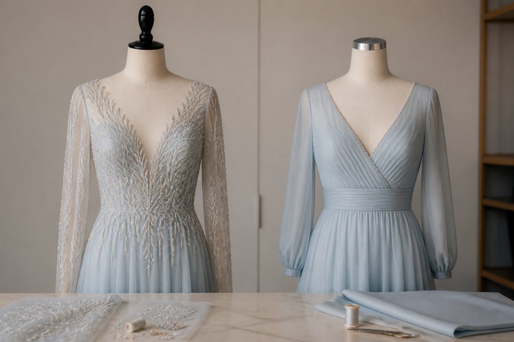 Atelier Grade vs Mass Produced Evening Wear