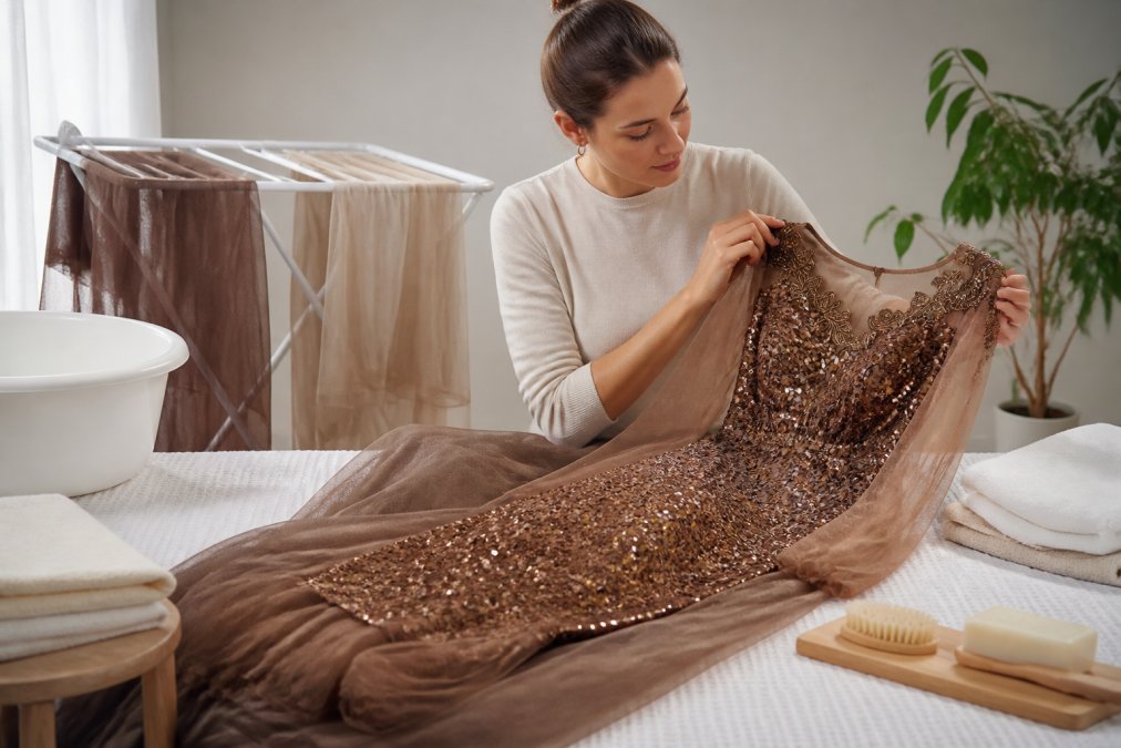 How to Care for Delicate Lace Evening Gowns at Home