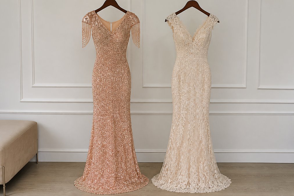 Sequin vs Lace Evening Gowns: Which Fabric Wins