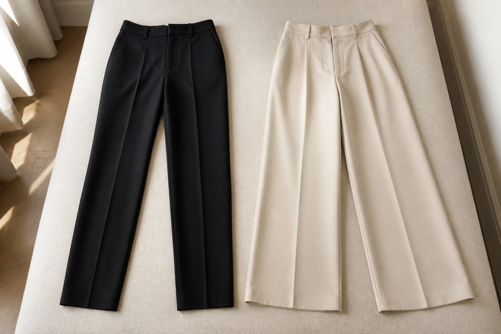 Tailored Trousers vs Wide Leg Pants for Work