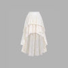 Tiered Three-layer Midi Skirt