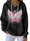 Women's Hooded Long-sleeved Pullover Shirt
