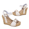 The Riviera Strappy Sandal — Metal Buckle Detail