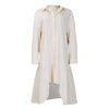 Long Sleeve Irregular Midi Dress Solid Color Plus Size