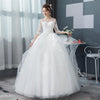Qidi Minimalist Figure-flattering Voluminous Wedding Dress