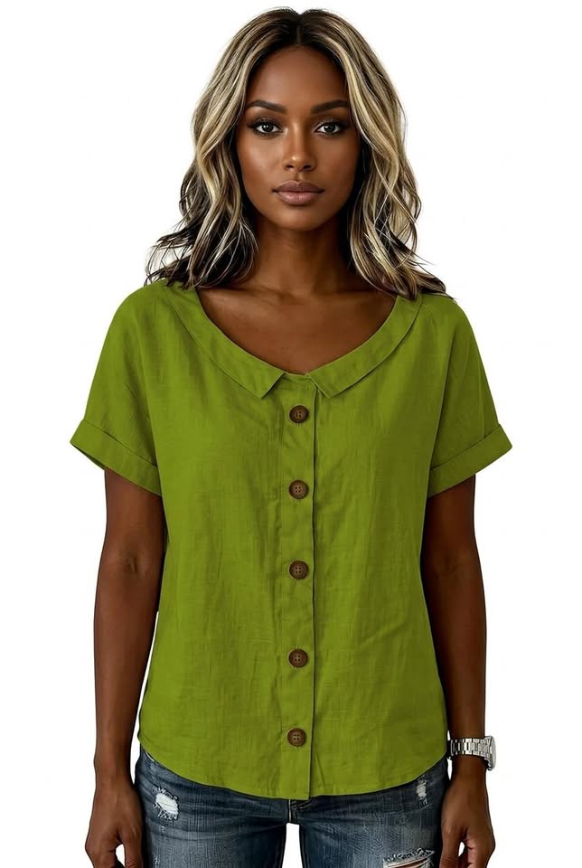 T-shirt Essentiel Ras-du-cou Coupe Droite Aura pour Tous les Jours
