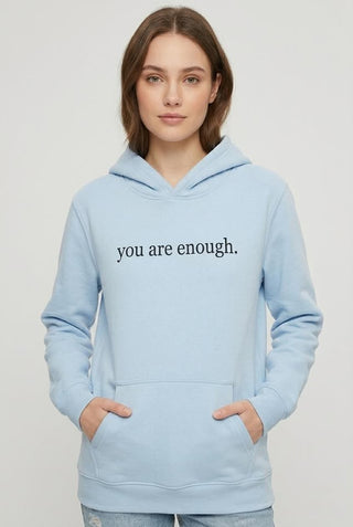 European And American-style Women's Fleece-lined Hoodie With Letter Logo