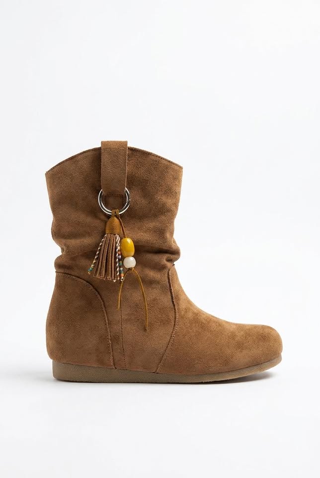 Vespera Heritage Suede Retro Halvstore Snørestøvler