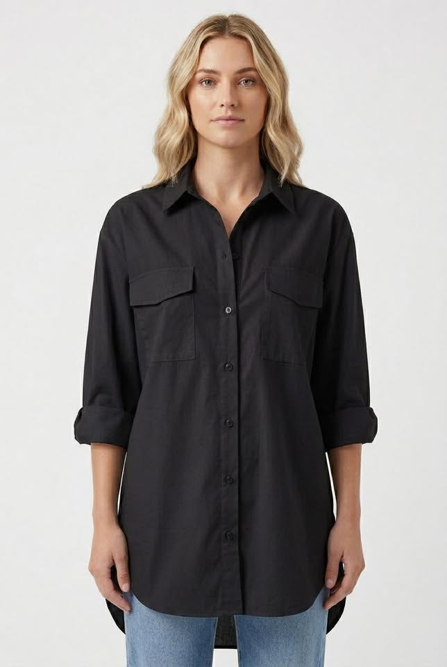 Vespera Cardigan grande taille, ouvert sur le devant, extensible dans les quatre sens, avec poches