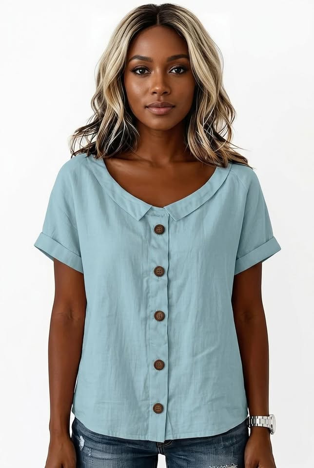 T-shirt Essentiel Ras-du-cou Coupe Droite Aura pour Tous les Jours