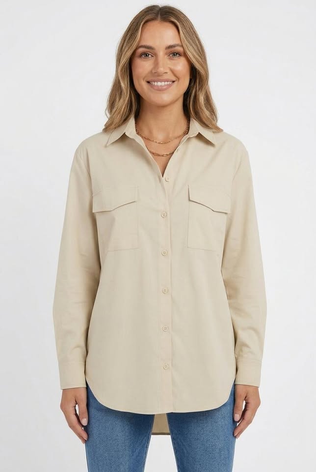 Vespera Cardigan grande taille, ouvert sur le devant, extensible dans les quatre sens, avec poches