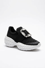 Aura Rhinestone Thick-Sole Luxury Dad Shoes