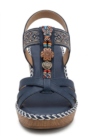 New Floral Casual Thick-soled Sandals For Women