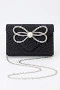 Lumina krystalbesat oval aftenclutchtaske