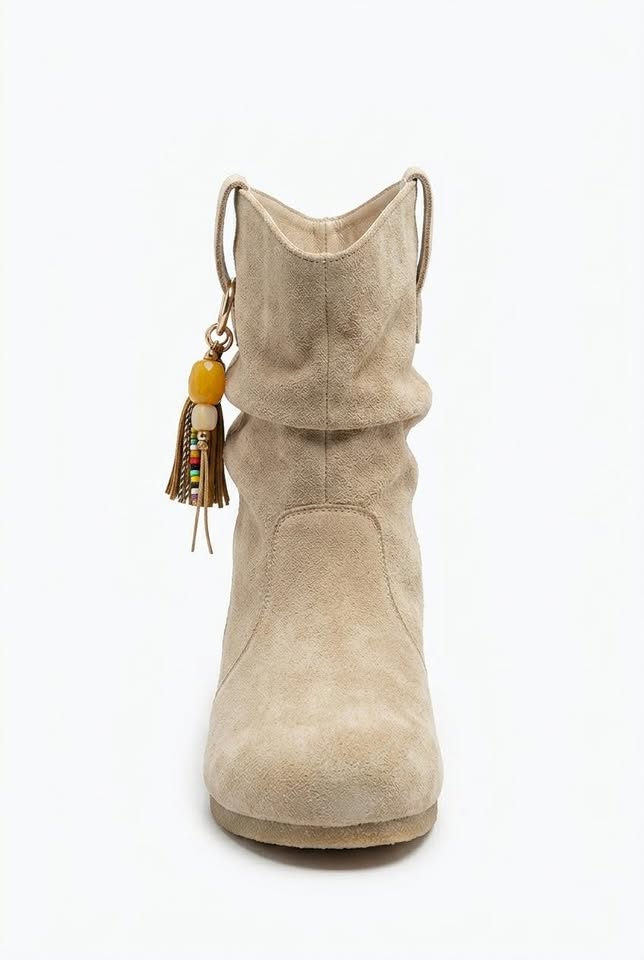 Vespera Heritage Suede Retro Halvstore Snørestøvler