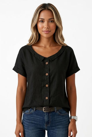 Aura Essential Crew-Neck Regular-Fit Everyday Tee