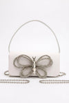 Aura Chic Bow-Accented Horizontal Square Tote Bag