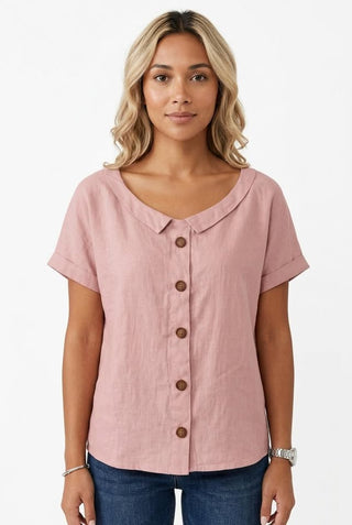 Aura Essential Crew-Neck Regular-Fit Everyday Tee