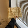 The Quilted Grid Bag — Chain Strap Crossbody Bag