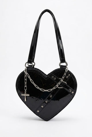 Chain Heart-shaped Bags Large Capacity Love Shoulder Bag For Women Valentine's Day