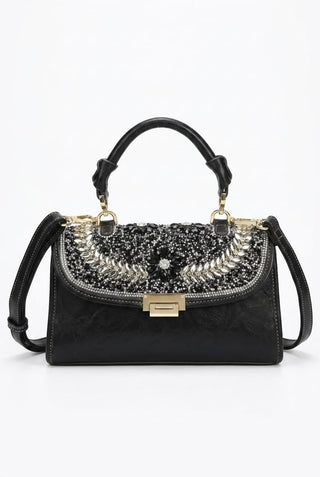 Diamond Studded By Hand Retro Women's Shoulder Handbag