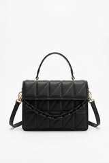 Vespera Horizon Minimalist Textured Crossbody Satchel Bag