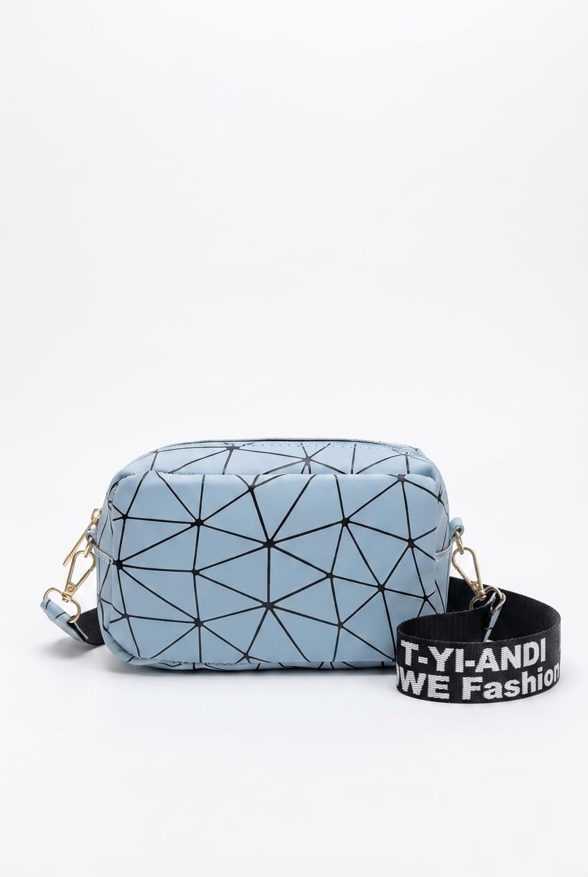 Borsa fotografica a tracolla Vespera Kinetic con cinghia grafica
