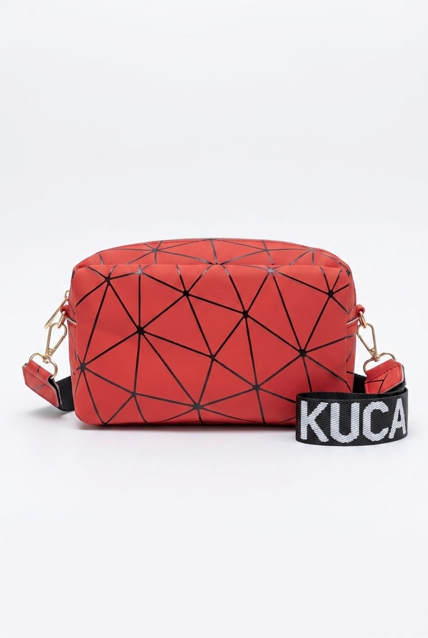 Borsa fotografica a tracolla Vespera Kinetic con cinghia grafica