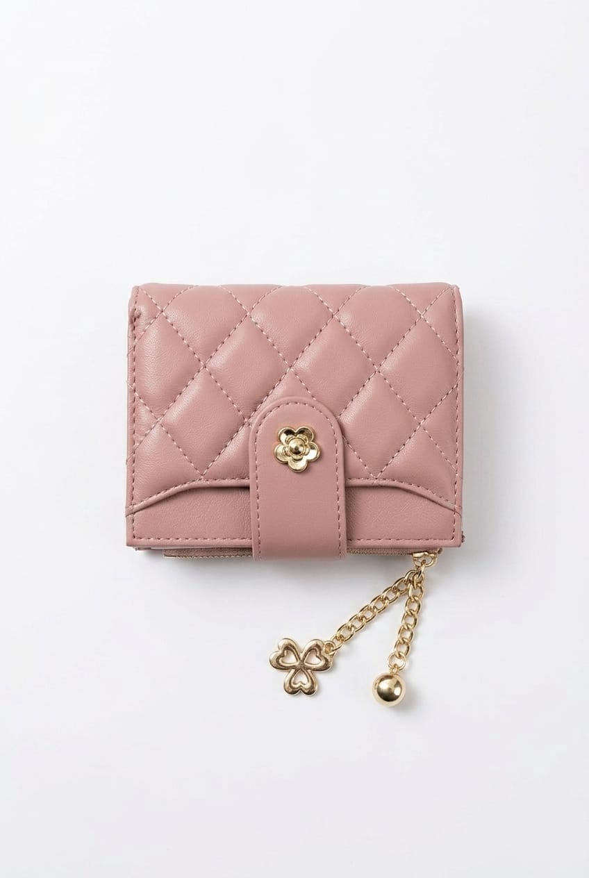 Portafoglio bifold Vespera Heritage in vera pelle con stampa geometrica