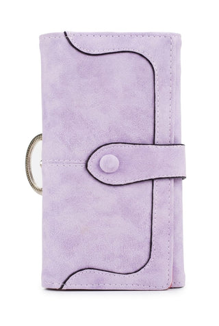 Stylish Matte Long Wallet For Women With Large Capacity