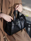 The Lock Tote — Top-Grain Cowhide Leather Bag