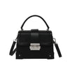 Vespera Horizon Stitched-Detail Crossbody Satchel Bag