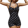 European And American Womens One-piece Boxer Swimsuits For The Beach