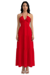 Strap-style Casual Halter Dress For Beach Vacations