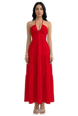 Image from Strap-style Casual Halter Dress For Beach Vacations - Copy