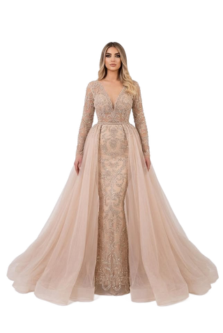 Image from French Style Simple Long-sleeved Style Wedding Dress - Copy