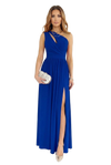 Lyra One-Shoulder Cutout High-Split Cocktail Maxi Dress