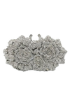 Lumina Bespoke Diamond-Rose Sculptural Bow Clutch Bag