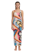 Image from Sexy  Back Sleeveless Fashion Print Dress - Copy