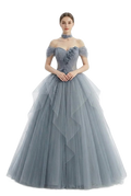 Image from Female Texture Host Gift Tulle Tutu French Banquet Princess Dress - Copy