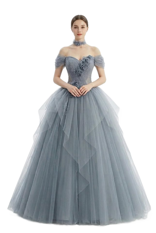 Image from Female Texture Host Gift Tulle Tutu French Banquet Princess Dress - Copy
